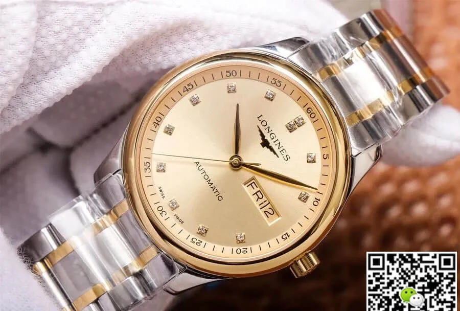 Longines Master Collection L2.755.5.37.7 KY factory 1:1 Best Edition Replica Watch Diamond Bezel